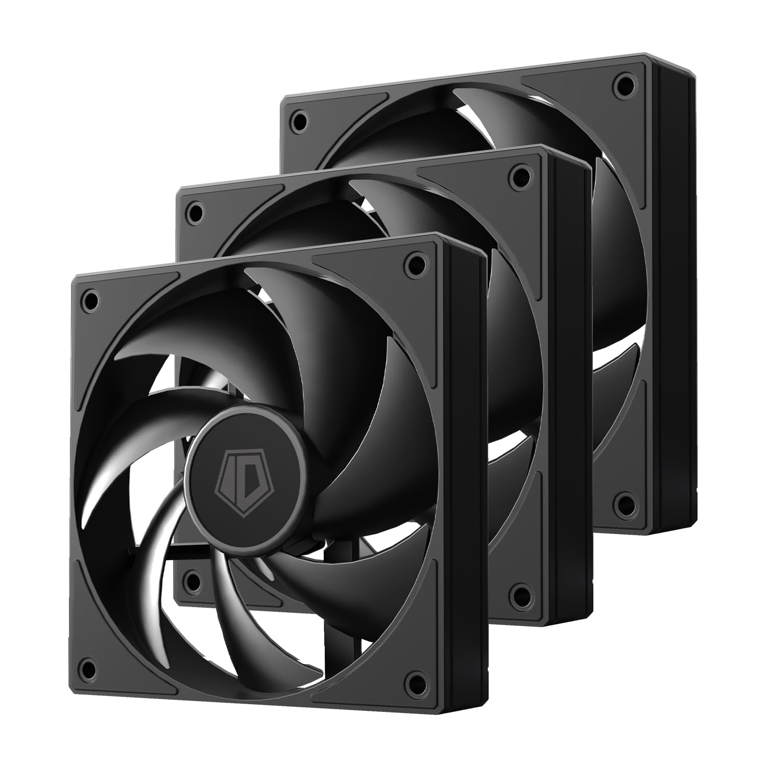 Amazon.co.jp: ID-COOLING AF-125-K Trio 120mm ケースファン 3パック